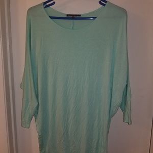 Cute teal 3/4 sleeve shirt